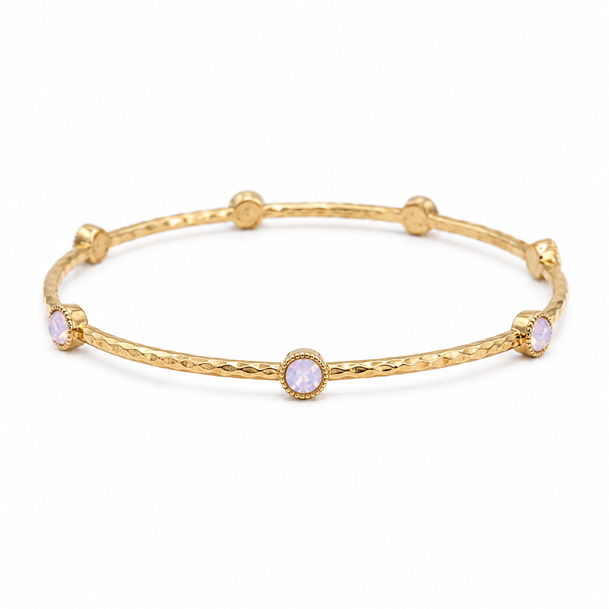 Moonlit Simply Pink Bangle