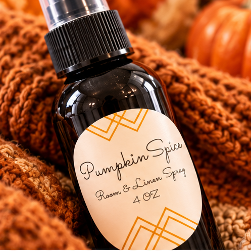 Pumpkin Spice Room & Linen Spray | Double-Scented 4 oz