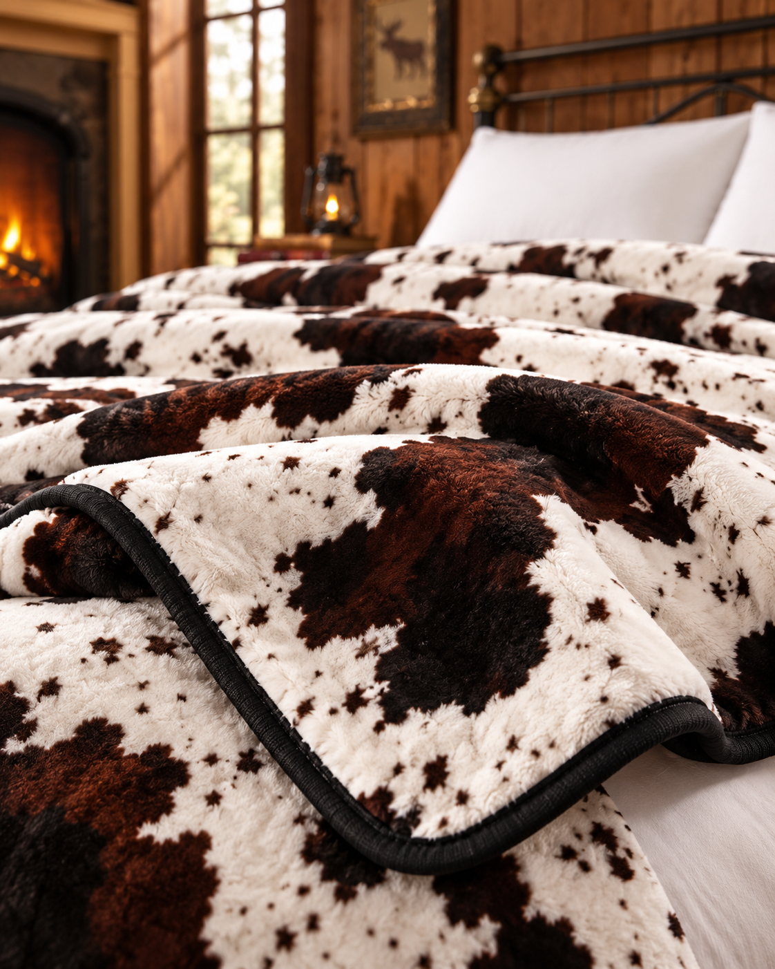 Ranch Revival Reversible King Blanket