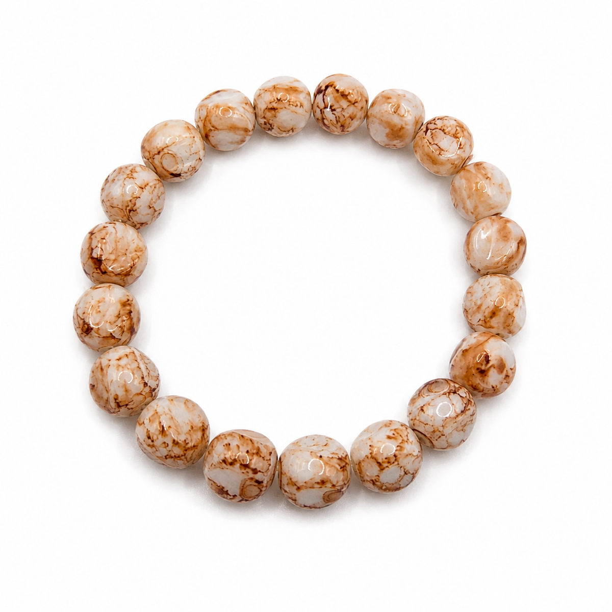 Tidewave Stackable Bracelet – Stretch Bead Bracelet in Multiple Colors