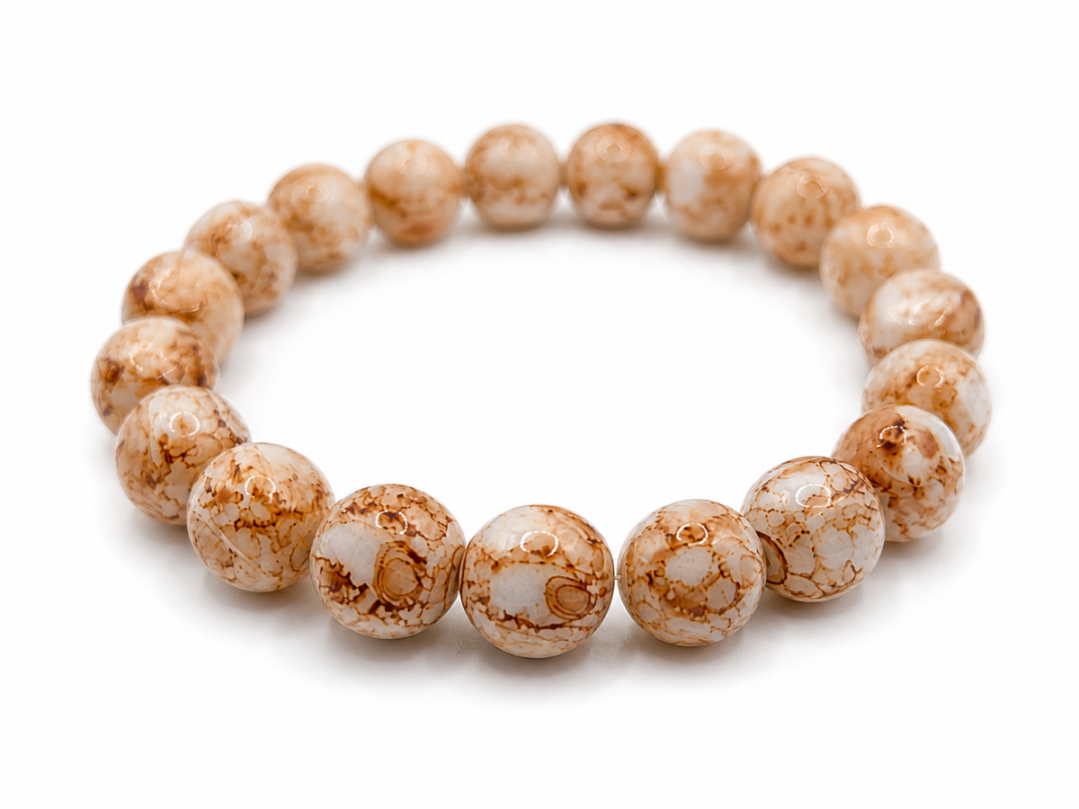 Tidewave Stackable Bracelet – Stretch Bead Bracelet in Multiple Colors