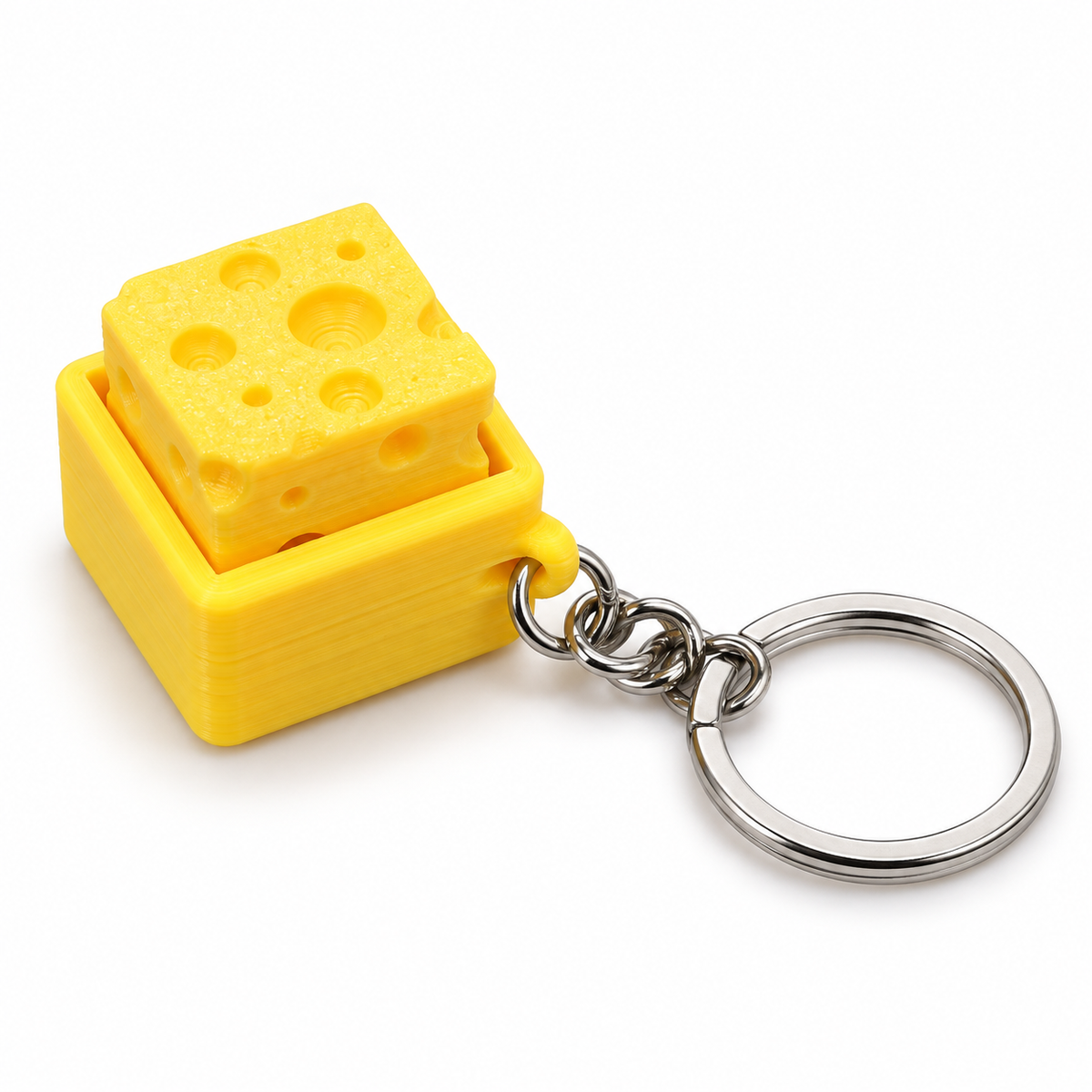 Say Cheese Fidget Keychain