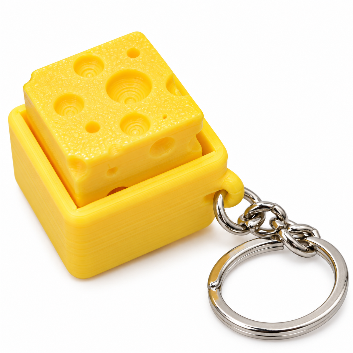 Say Cheese Fidget Keychain
