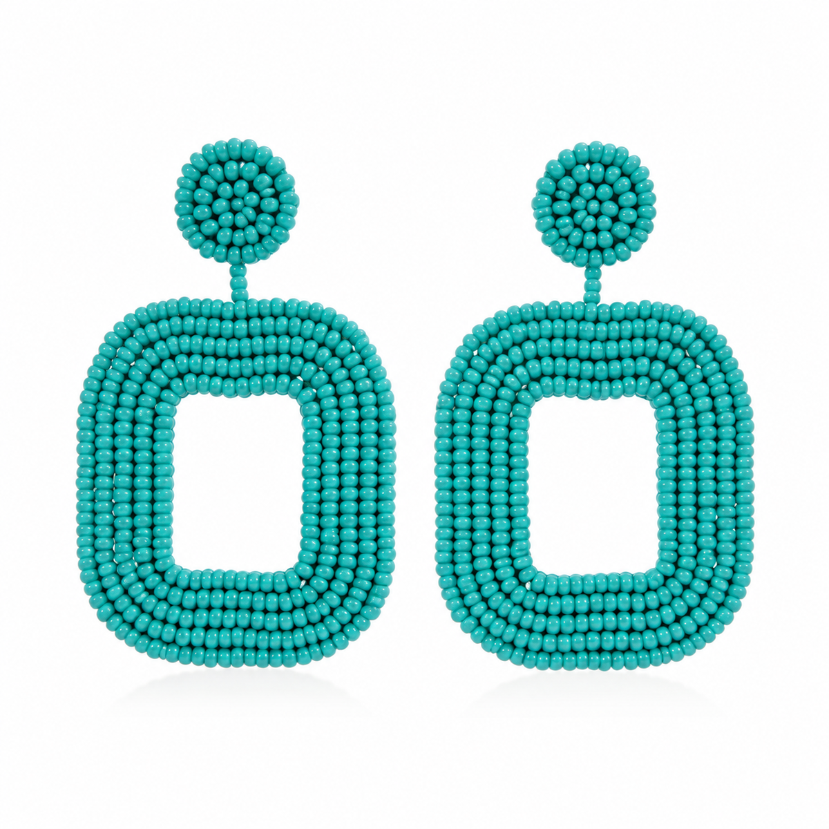 Santa Fe Skies Beaded Statement Earrings