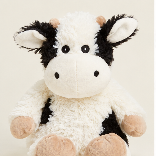 Warmies® Large Black & White Cow | 13" Microwavable Lavender Plush