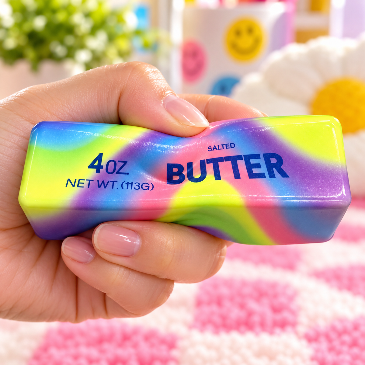 Groovy Melt Tie-Dye Butter Squishy