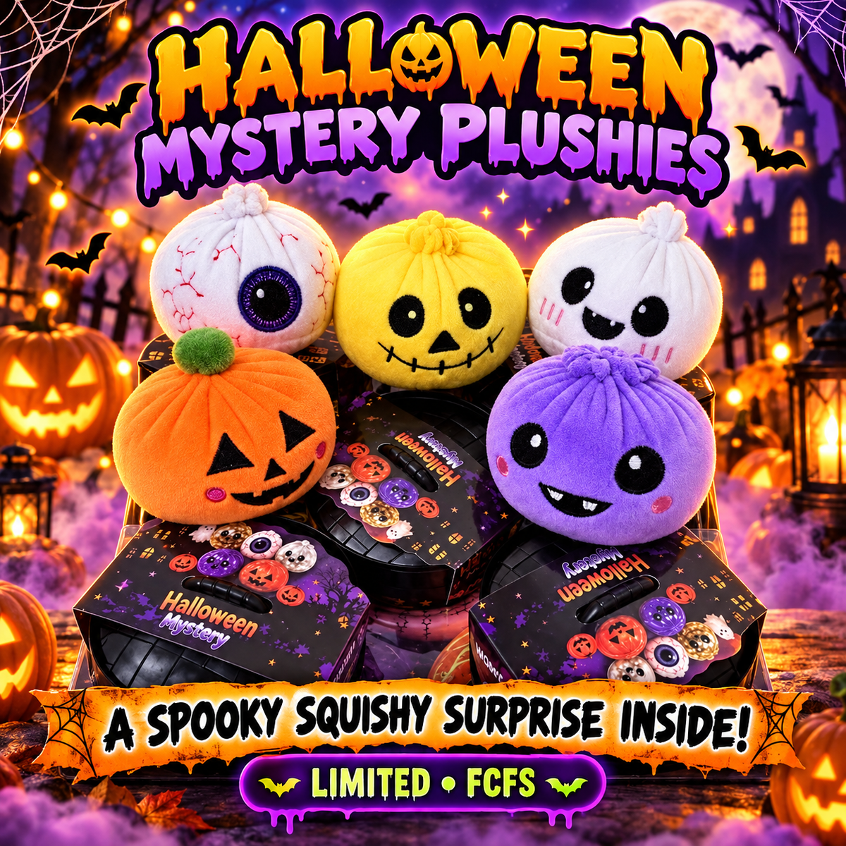 Halloween Mystery Plush Squishy | Spooky Sensory Surprise