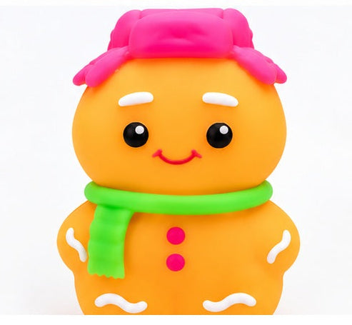 Gingerbread Cutie Christmas Squishy Toy – Assorted Colors