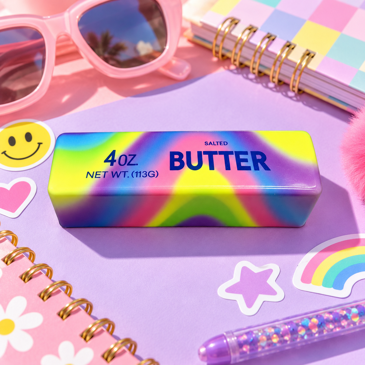 Groovy Melt Tie-Dye Butter Squishy