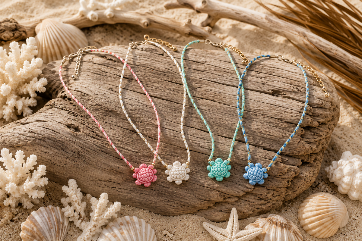 Coastal Cove Turtle Necklace