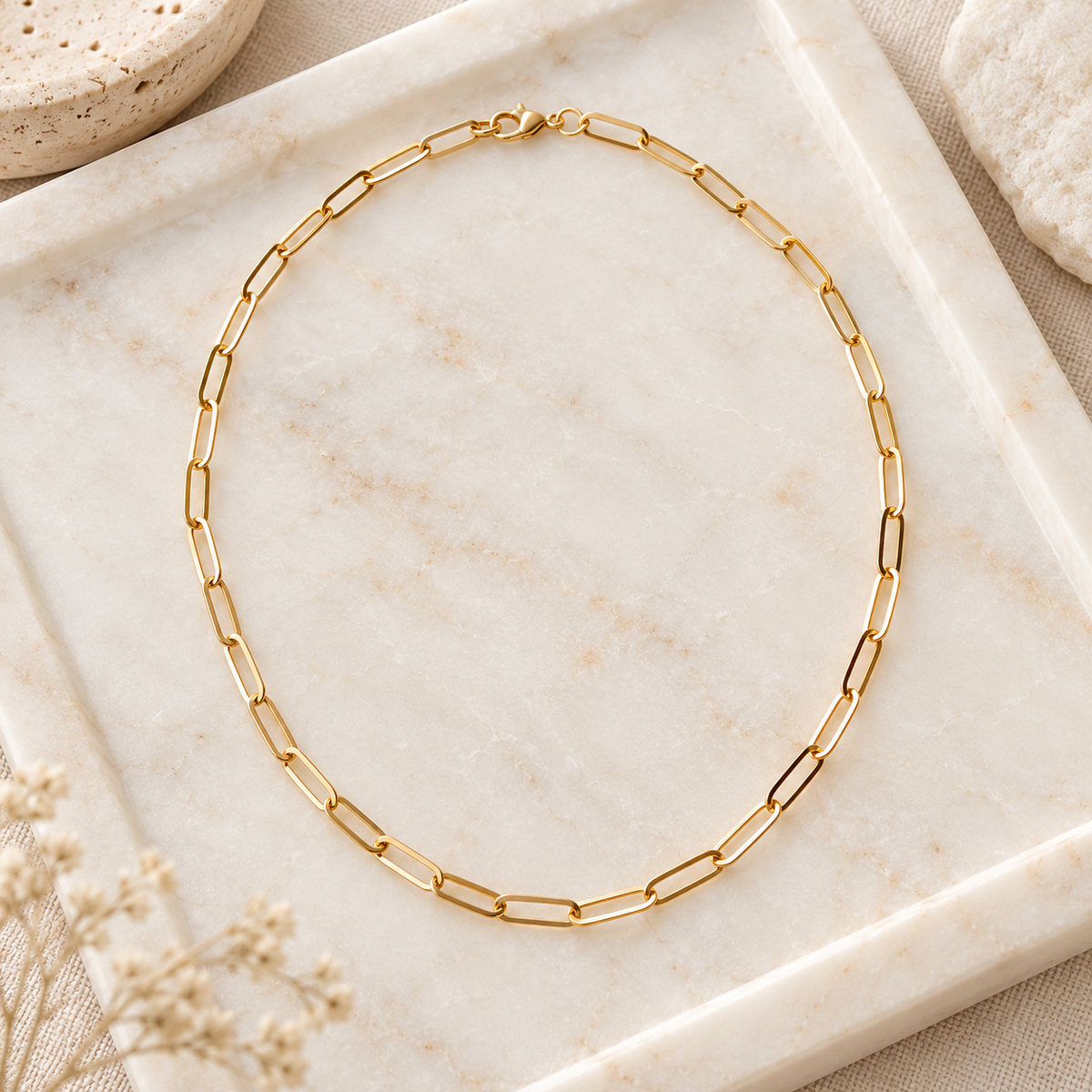 Golden Hour Dainty Link Necklace