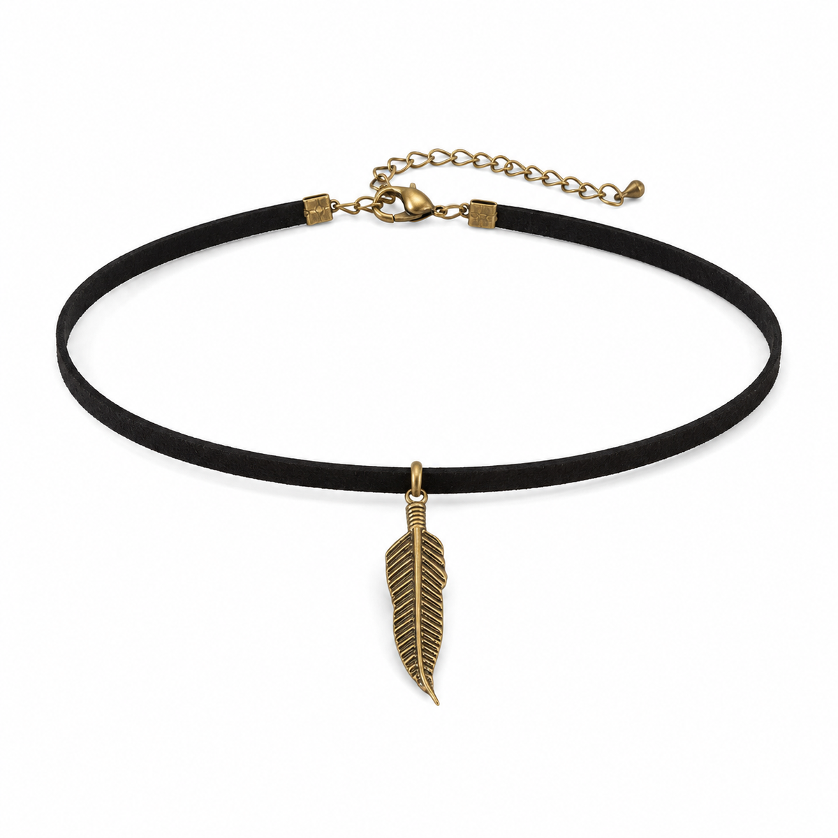 Whisper Leaf Suede Choker