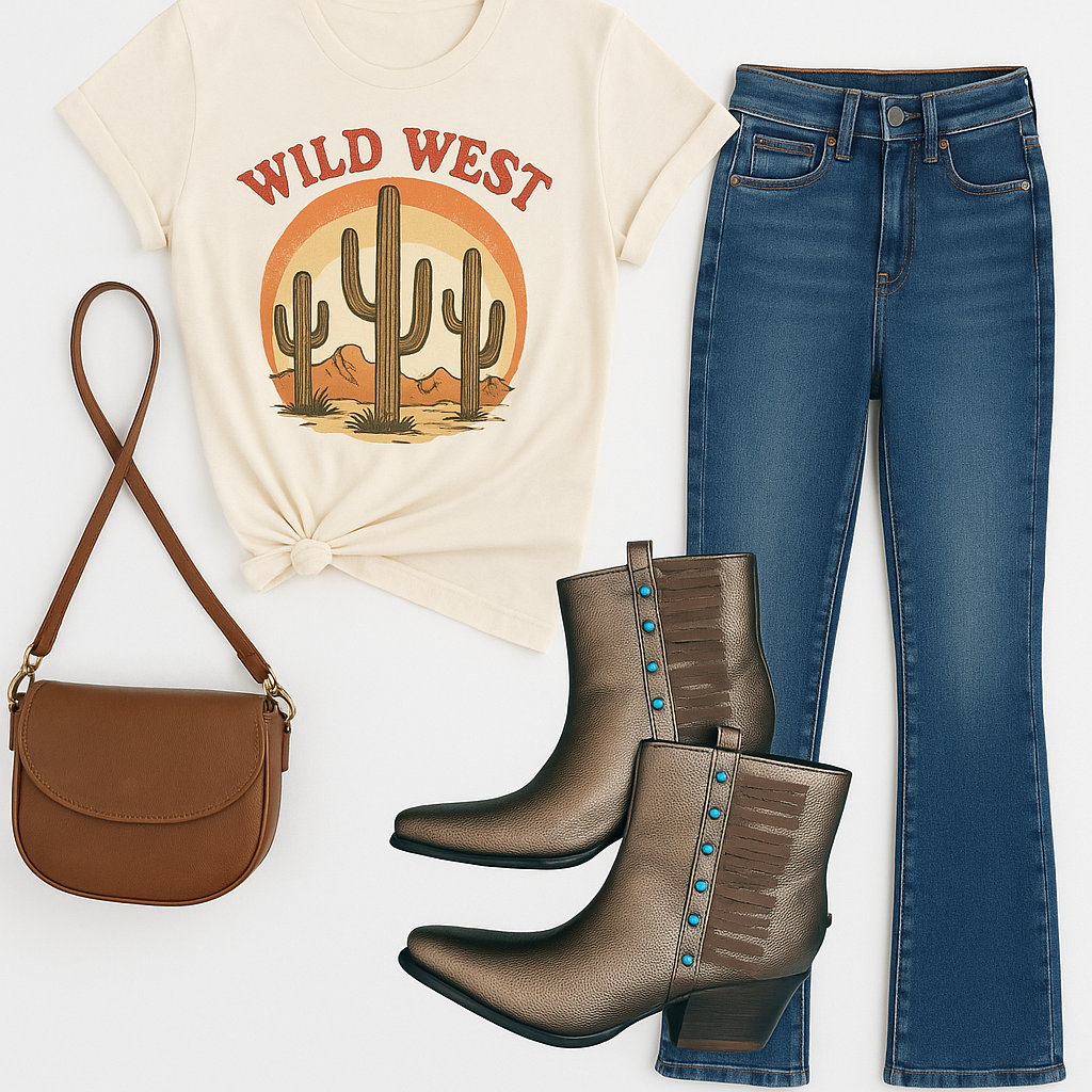 Crazy Train Boujee Western Fringe Boots