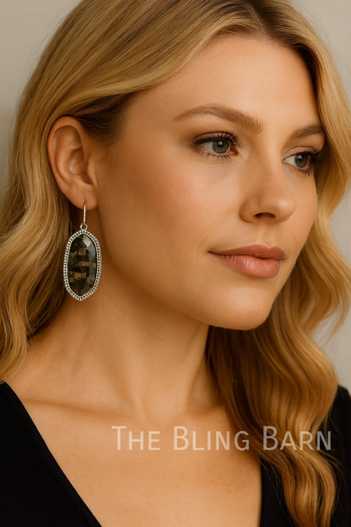 Western Terrain Camo Drop Earrings