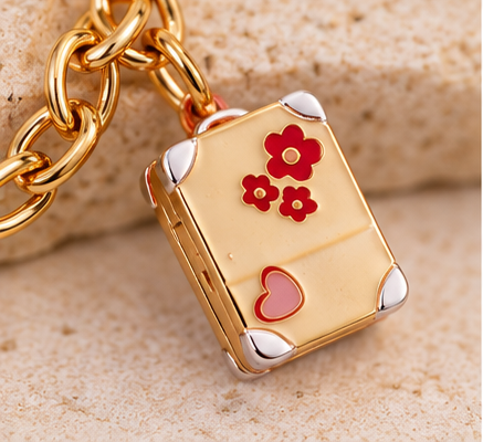 Road Trip Memories Gold Multi-Charm Bracelet | Travel-Inspired Jewelry