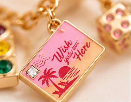 Road Trip Memories Gold Multi-Charm Necklace | Travel-Inspired Jewelry