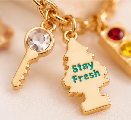 Road Trip Memories Gold Multi-Charm Necklace | Travel-Inspired Jewelry