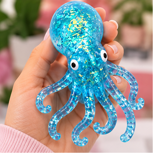 Squid Squishies | Maltose-Filled Sensory Toy