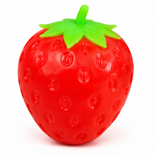 Squishy Strawberry Stress Toy | 3" Sensory Fidget