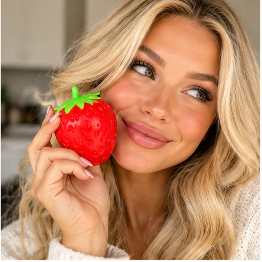 Squishy Strawberry Stress Toy | 3" Sensory Fidget