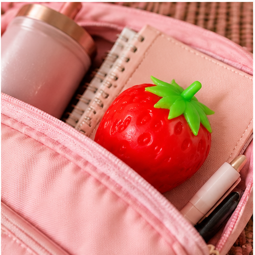 Squishy Strawberry Stress Toy | 3" Sensory Fidget