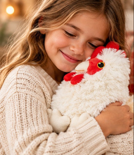 Warmies® Junior Cozy Chicken | Microwavable Lavender Plush