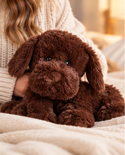 Warmies® Chocolate Labrador | Microwavable Lavender Plush
