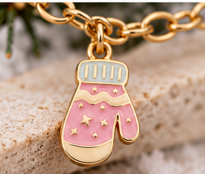 Winter Wonderland Multi-Charm Necklace | Gold Winter Jewelry
