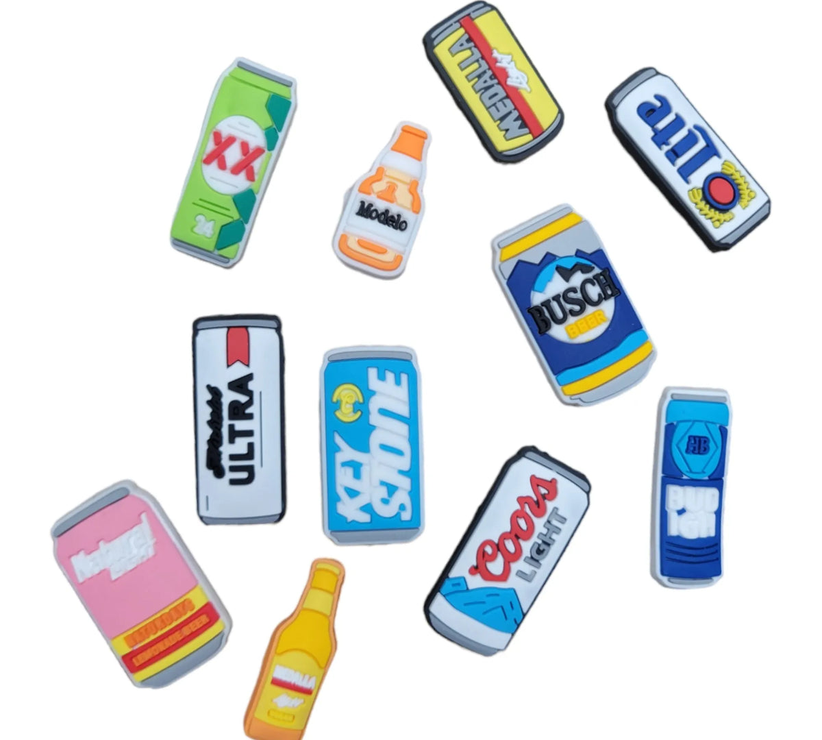 Adult Beverages Shoe Charms
